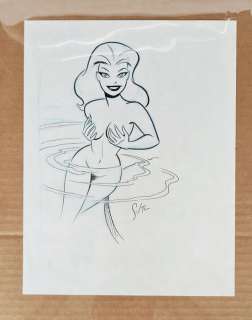 Bruce Timm | original drawing - nude girl | Catawiki