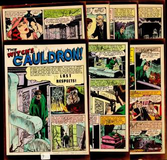 Ingels - LAST RESPECTS, TALES FROM THE CRYPT #23, 7 Pg SP Story (1954) | Russ Cochran