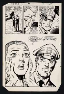 Original Art from The Thing #9 (1984) Page 14 Pencils by Ron Wilson, Inks by Joe Sinnott | mycomicshop.com