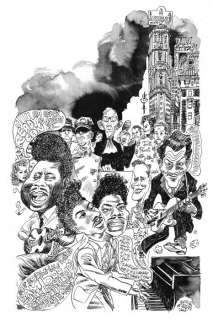 Bouüaert, Thierry | Bouüaert, Thierry - Dessin original - La Gazette du Rock 15 - (2019) | Catawiki