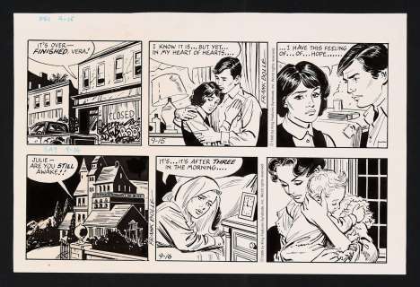 Original Art for the Heart of Julie Comic Strip (9/15/95 and 9/16/95) by Frank Bolle | mycomicshop.com