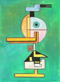 Tony Fernandez, Disney Artist | Donald Duck Inspired By Wassily Kandinsky’s Upward (1929) - Original Painting - Tony Fernandez Signed | Catawiki