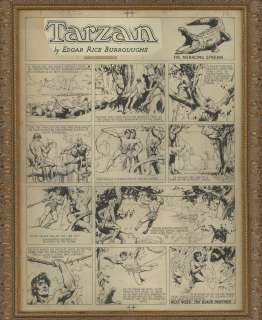 Foster - TARZAN, THE MENACING STREAM, Sunday Page, ORIGINAL ART (11/6/1932) | Russ Cochran