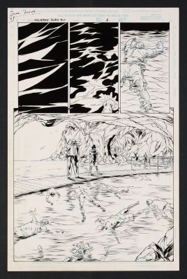 Oscar Jimenez - Original Art from Wolverine: Black Rio #1 (1998) Page 6 Pencils by Oscar Jimenez, Inks by Eduardo Alpuente