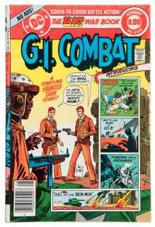 "G.I. COMBAT #232/THE HAUNTED TANK" COMPLETE 14 PAGE ORIGINAL ART STORY W/COMIC. | Hake’s