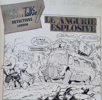 Cavazzano Giorgio | Cavazzano Giorgio - Walkie & Talkie - Angurie Esplosive - Corriere dei Piccoli n. 45 pag. 17 - (1974) | Catawiki