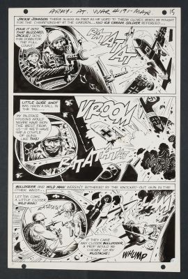 Joe Kubert | Original Art from Our Army at War #191 (1968) Page 11 Pencils and Inks by Joe Kubert | mycomicshop.com