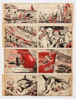 Shipwrecked Circus original artwork by Paddy Brennan in four strip… | Comic Book Auctions ltd