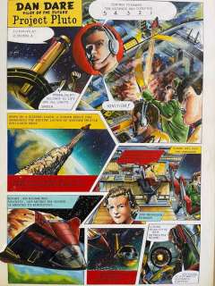 Martin Baines | Martin Baines - Dan Dare - Original colour page - Dan Dare Pilot of the Future - Project Pluto - (1997) | Catawiki