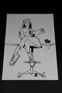 Vatine, Olivier | Vatine, Olivier - Dessin original - Pin Up | Catawiki