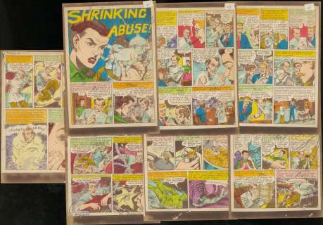 Kamen - "Shrinking From Abuse", Weird Fantasy #11 (1952) | Russ Cochran