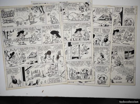 4 PLANCHAS ORIGINALES EL PEQUEÑO SHERIFF POR SIFRE PUBLICADAS EN EL PUMBY Nº 1010 | todocoleccion (Buy It Now)