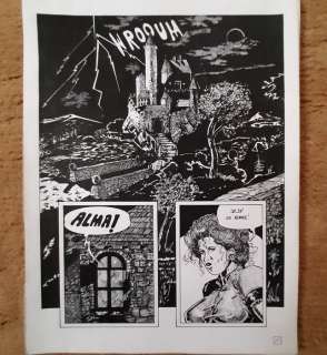 L. G. Paul | L. g. Paul - 14x original pages - Sex im Schloss des Horrors - Page volante - Exemplaire unique - (1986) | Catawiki