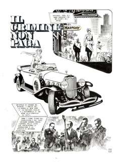 Giovanni Freghieri - | Giovanni Freghieri - 15x Tavola Originale per Storia Completa - Lanciostory n. 40 "il crimine non paga" - (1984) | Catawiki