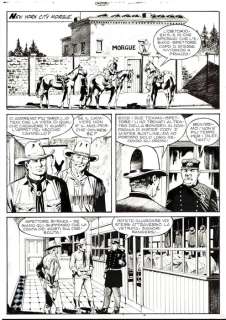 Maurizio Dotti | Maurizio Dotti - 3x Tavola Originale - Tex n. 697 "Manhattan" - (2008) | Catawiki