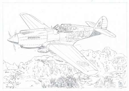 Marniquet | Dessin original à la mine de plomb. | Septimus