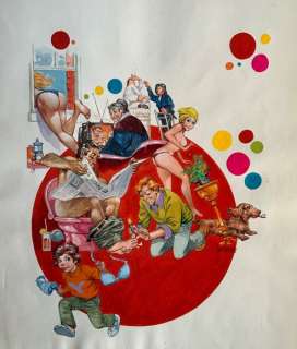 Fernando Fernández (1940-2010) | Fernando Fernández - Erotic illustration - (1980) | Catawiki