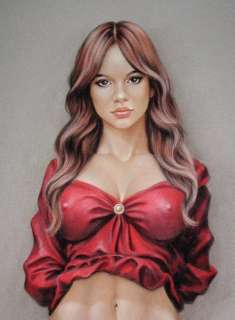 Sly | Sly - Original drawing in colour - Nude women - Size: 31 x 42 cm. - (2023) | Catawiki