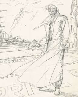 De Angelis, Roberto | De Angelis, Roberto - preliminare di copertina per Nathan Never n. 86 "La Lunga Notte" - (1998) | Catawiki