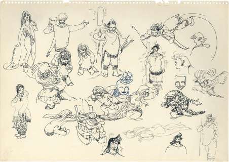 Sanpei Shirato Hand-Drawn Illustration | Mandarake (Big Web)