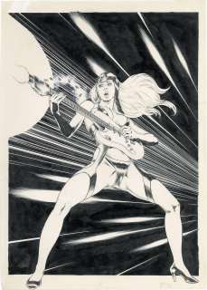 Buichi Terasawa Hand-Drawn Manuscript "Cobra" | Mandarake (Big Web)