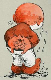 Dulieu, Jean | Dulieu, Jean - Originele tekening - Huilende Paulus - (Jaren 50) | Catawiki