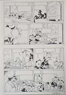 Tavola originale + Preliminare a matita Bad Dog Andrea Ferraris pag. 3A-3B