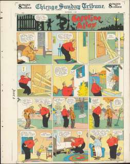 King - GASOLINE ALLEY, Sunday Page, Proof (11/01/1925) | Russ Cochran