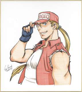 Kageji Shirai Hand-Drawn Color Shikishi "Fatal Fury (Garo Densetsu)" Terry Bogard | Mandarake (Big Web)