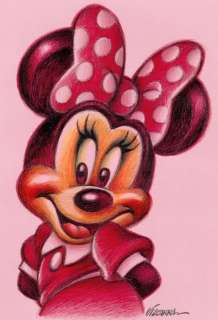 Joan Vizcarra | Minnie Mouse - Original Drawing - Joan Vizcarra - Pencil Art - Original Artwork | Catawiki