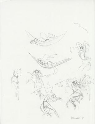 Kerascoët | Donjon, recherche de personnages | Galerie 9ème Art