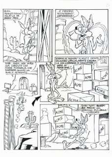  - SANDRO DOSSI  -  Silvestro e Willy Il Coyote