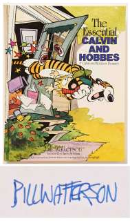 Bill Watterson Signed Copy of ’’The Essential Calvin and Hobbes’’ | Nate Sanders
