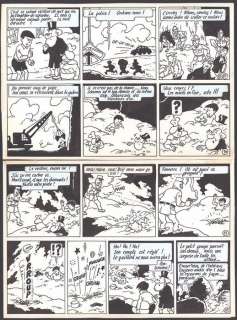 Bob de Moor - Planche Originale (P.23) - | Bob De Moor - Planche originale (p.23) - Les Aventures d’Oncle Zigomar/ De avonturen van Nonkel Zigomar - L’Empire des Taupes /Het Mollenrijk - (1955/2023) | Catawiki