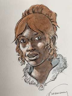 Hermann | Hermann - Dessin original couleur - Duke | Catawiki