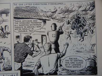 Kearon, Ted | Kearon, Ted - Originele pagina - Archie, de man van Staal - Archie and the Mistery of the Giant Bats - (1967) | Catawiki