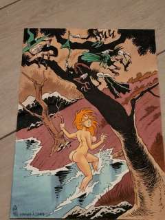 Gürsel, Gürçan | Gürsel, Gürçan - Dessin original couleur - Hommage à Clarke | Catawiki