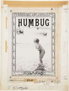 Arnold Roth Humbug #7 Cover Original Art (Humbug, 1957). Hubba, hubba -- these fresh Russian spy satellites -