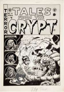 Jack Davis Tales From the Crypt #40 "Pearly to Dead" Cover Original Art (EC, 1954). For most EC - | Heritage