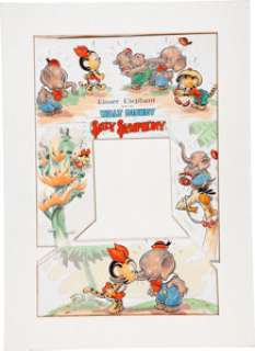 Hank Porter Elmer Elephant Illustration Original Art (Good Housekeeping, 1936). Elmer Elephant‘s ridiculed -