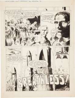 Bernie Wrightson Web of Horror #2 Complete 7-page Story "Breathless" Original Art (Major Magazines, - | Heritage