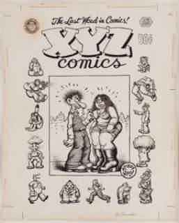 Robert Crumb XYZ Comics Cover Original Art (Kitchen Sink, 1972). It’s the Last Word in Comics! R. Crumb’s - | Heritage