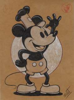 Millet | Mickey Mouse - 1930 Style - Signed Original Drawing by Millet | Catawiki