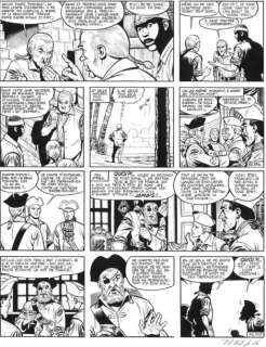 Hubinon | BARBE ROUGE Planche originale Ã  l’encre de chine n°39 de l’album | Kahn et Associés