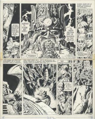 Jean-Claude Mézières | Valérian, Tome 5, Les oiseaux du maître, Planche 17 | Galerie 9ème Art