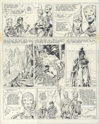 Jean-Claude Mézières | Valérian, Tome 6, L’ambassadeur des ombres, planche 39. | Galerie 9ème Art