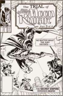 John Romita Sr., Sal Velluto and Tom Palmer Marc Spector Moon Knight #17 Cover Original Art (Marvel, 1989). -
