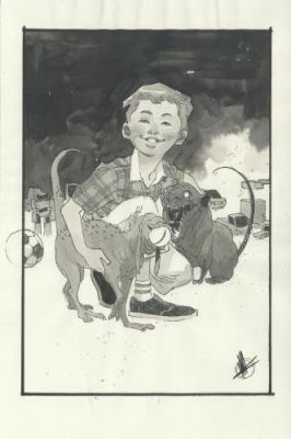 Matteo Scalera | Recherche de couverture variant, Hello Darkness, issue 3 | Galerie 9ème Art