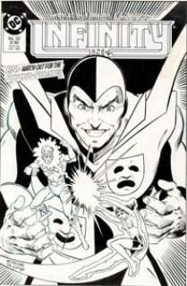 Todd McFarlane and Tony DeZuniga Infinity Inc. #32 Cover Original Art (DC, 1986). It‘s a day of reckoning for Jade and -
