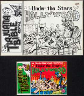 Bill Griffith The Tiajuana Bible Revival Volume Two: Under the Stars in Hollywood Cover Original Art (Hooker, -